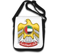 Emblem Of Dubai Abu Dhabi United Arab Emirates Shoulder Bag White