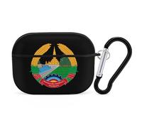 Emblem of Laos Compatible with Airpod Pro Case Cover Skin with Keychain