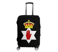 Emblem of Northern Ireland Custom Suitcase Cover Washable Travel Luggage Protector Case