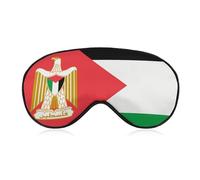 Emblem of Palestine Palestinian Flag Blackout Sleep Mask for Side Sleeper Soft Covers for Travel Essentials Nap