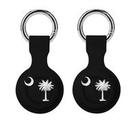 Emblem of South Carolina Compatible with Airtag GPS Cases 2PCS