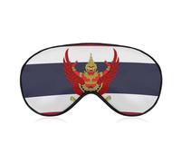 Emblem of Thailand Thai Flag Blackout Sleep Mask for Side Sleeper Soft Covers for Travel Essentials Nap