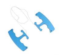 Emblem Sticker Remover Kit with PE Cable for Car Badges Vinyl Decals Logo Plate Removal Tool 19cm Black(Blue)