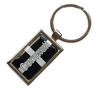 emblems gifts Cornwall Flag on Oblong Keyring