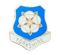 Emblems-Gifts County of Yorkshire White Rose Quality enamel lapel pin badge T625