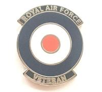 Emblems-Gifts RAF Royal Air Force Veterans Target Logo Enamel Lapel Pin Badge