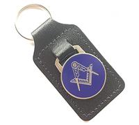 emblems gifts Square and Compasses No G Masonic Order Enamel Crested Key Ring with Gift Bag