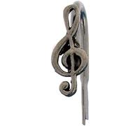 Emblems-Gifts Treble Clef Bookmark Handcrafted From Lead free Pewter With Giftbox + 59mm Button Badge