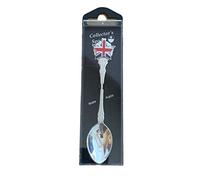 emblems gifts Union Jack Star Enamel Crested Silver Plated Souvenir Spoon in Gift Box