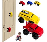 Emboadlie Car Toy Wall Climbing, 2025 New Magnetic Wall Climbing Car, 2PCS Availableu Magnetic Anti-Gravity Play Wall-Climbing Toy Cars, That Drive On Walls and Ceiling (Type D)