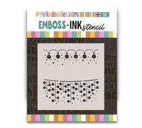 Emboss-Ink Stencil - Twinkling Lights Stencil 6 x 6
