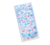 Embossed Animal Sticker Adhesive ABS Sticker for Kids Art Craft Notebook Journal Phone Case Laptop Scrapbooking Relief Crystal Sticker Safe Decoration Sticker