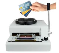 Embossed Coding Machine, 72 Characters Convex Embosser Coding Machine, ID VIP Manual Embossing Machine, for PVC Gift Card Credit VIP ID Membership