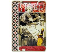 Embossed Embossed Retro Tin Sign, Kitchen Decorative Sign Suitable for Maggi Fans, Lovers and Connoisseurs 20 x 30 cm (Gutes Essen)