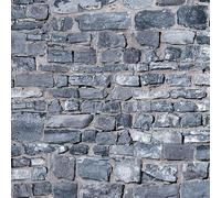Embossed Grey Stone Wall Paper, A3 Size 41cm x 29.5cm, Miniature Dollhouse Accessory, 1:12 Scale
