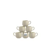 Embossed Honeycomb Set of 6 Mugs Cream Mason Cash Cream One Size