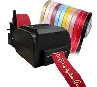 Embossed Label Maker Machine, Digital Ribbon Fabric Printer, Foil Stamping Printer, 200 Dpi, 150mm/S, for Personalized Ribbons Home, Store