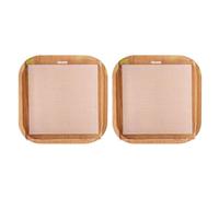 Embossed Leather Texture Cakes Molds Baking Artistic Acrylic Lace Stamp for Fondant Cakes and Dessert Embellishment Sugar Lace Molds