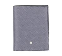 Embossed Leather Wallet with Emblem Detail- male- MONTBLANC- Wallets & Cardholders- Gray- ONE SIZE- Accessories ONE SIZE