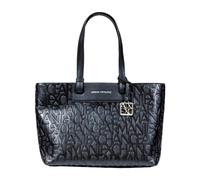 Embossed Logo Shopping Bag - female - Armani Exchange - Shopping Bags - Black - ONE SIZE - Bags ONE SIZE