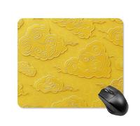 Embossed Paper Texture Mouse-Pad Square Mousepad with Non-Slip Rubber Base Gaming MouseMat Waterproof Funny Mousepad Washable Computer MousePads for Laptop Office Home Working 25 * 30cm