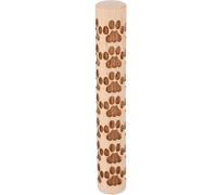 Embossed Rolling Pin,Embossed Wooden Rolling Pin for Baking,Dual-Use Pressure Roller for Baking & Clay Art,for Dough,Fondant,Pastry,Cookies(Style 10)