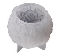Embossed Rose Flower Ball Silicone Mold for Scented Making Plaster Ornament Resin Epoxy Art Tool Flower Ball