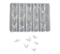 Embossed Silicone Nails Art Flexible Craft Tool for Resin Jewelry Phone Case Decoration Sculpture Stamping Template Accessories Tool