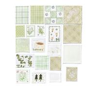 Embossed Stamp Sticker for Scrapbooking Journaling Decorations Stickers with Raised Design and Friendly Paper Materials Decorative Journal Sticker