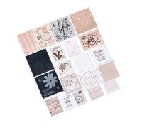 Embossed Stamp Sticker for Scrapbooking Journaling Decorations Stickers with Raised Design and Friendly Paper Materials Decorative Journal Sticker