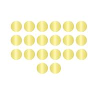 Embossed Stickers - Gold Foil Certificate Seals, Notary Labels, Sturdy Glossy Stationery | Decorative Touch for Invitations, Shower, Diploma