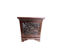 Embossed Unglazed Bonsai Pots (Semi-Cascade Dragon, Size 2)