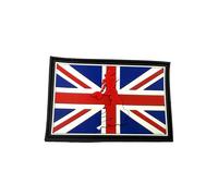 Embossed Union Jack Flag Tactical Airsoft Paintball PVC Patch