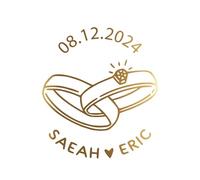 Embosser Stickers 50pcs Round Gold Foil Clear Label Stickers Wedding Party Envelope Bag Candles Box Pack Cookie Thank You for Envelope(Design 12,4CM-50PCS)