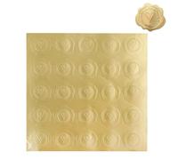 Embosser Stickers Self Adhesive Gold Embossed Heart Stickers Seal Label Wedding Party Invitation Card Envelope Decoration DIY Decor for Envelope(Golden Heart,2 Sheets(50pcs))