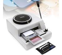 Embossing Coding Machine, PVC Letter Personalized Card Embosser Code Printer, for Card Making PVC and ID VIP Card Embosser Stamping Machine