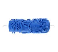 Embossing Flower Pattern Paint Roller Sleeve Suitable for Wall Decoration 5Inch Rubber Texture Painting Projects Paint
