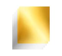 Embossing Foil | 5-Piece Double-Sided 12x12inch | Gold Embossing Foil Craft Sheets Set - for School Office Holiday Christmas Handicrafts Metalworking Card Making