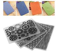 Wosune Embossing Folders for Card Making, Embossing Folders 4Pcs Craft Tools for Other Crafts for Scrapbooking for Card Making