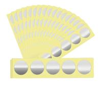 Embossing Labels with Serrated Edge, Gold Foil Embossing Stickers, 100 Pieces Self-Adhesive Notary Certificate Foil Label, for Package Wedding Envelope Graduation Certificate Wafer Seals