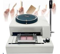 Embossing Machine for Stamping and Coding PVC Membership Cards and Gifts - Ideal for Customization and Personalization