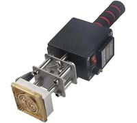 Embossing Machine, Handheld Portable Hot Stamping, Machine Heat Press Digital Leather Tool, Paper Wood Custom Logo Food Foil Stamp Printer Precise Location 5-7cm