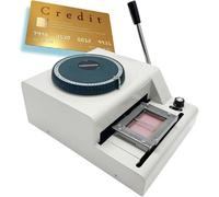 Embossing Machine, PVC Card Coding Machine, 72 Characters PVC Card Embosser Stamper, for PVC Gift Card Credit VIP ID Membership