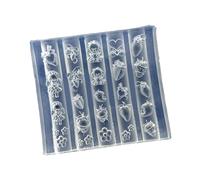 Embossing Mold Nails Template for Nails Decoration Clear Flexible Silicone Tool with Ballets Motifs Crafting Projects Silicone Nail Mold