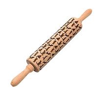 Embossing Rolling Pin,Clay Roller, Rolling Pins Engraving Roller Rolling Pin Kitchen Tool
