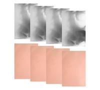 Embossing Sheets - 8 Pieces Paper 30 X 20 Cm, Light Pink Silver Material, Flexible Texture With Strong Shape Retention | DIY Crafts For Sculp Repair