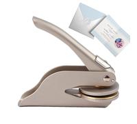 Embossing Stamp, Book Stamp Embosser | Metal Bookcase Embosser,Seal for Book Lovers, Hand Embossing Stamp for Library Books, Envelopes, Napkins