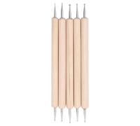 Embossing Stylus Set Double End Tracing Dotting Tool Stylus Carbon Transfer Paper Painting Pottery Clay Craft Embossing Art Nail Art 130mm Length Different Sizes 1mm 1.5mm 2.0mm 2.5mm 5pcs