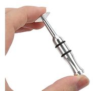 Embouchure Trainer, Lip Muscles Builder Training Device Made of Bass, Embouchure Trainer for Wind Player Trumpet Cornet Clarinet Saxophone Trombones(Silver)