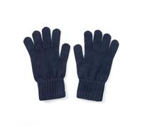 Embouro 100% Cashmere Men's Gloves, Knitted Ultra Soft Pure Cashmere Gloves with Ribbed Cuffed… (Navy Blue)